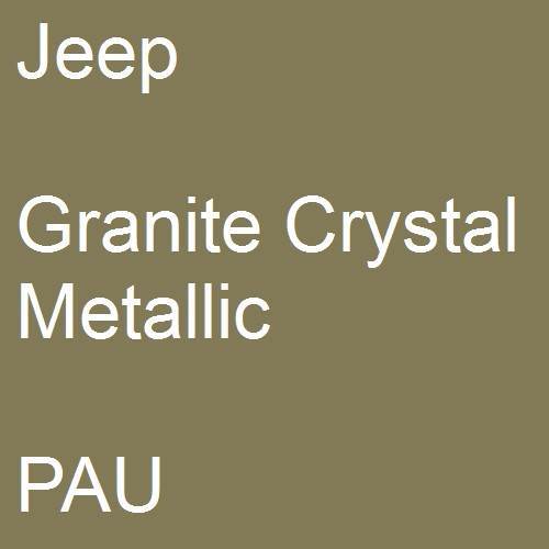 Jeep, Granite Crystal Metallic, PAU.